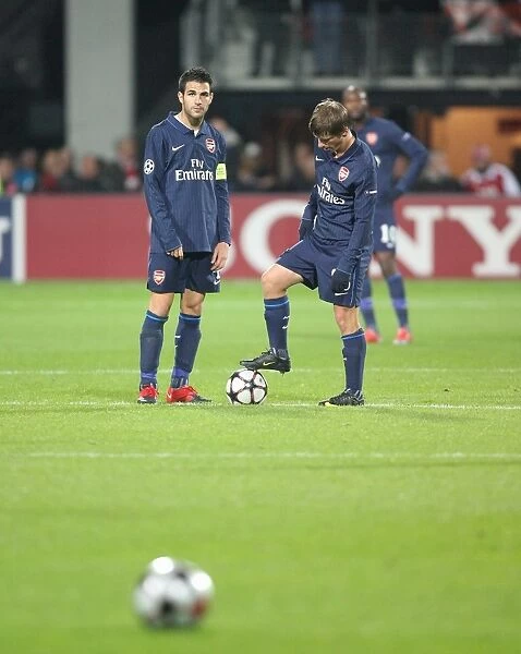 Cesc Fabregas and Andrey Arsahvin (Arsenal)