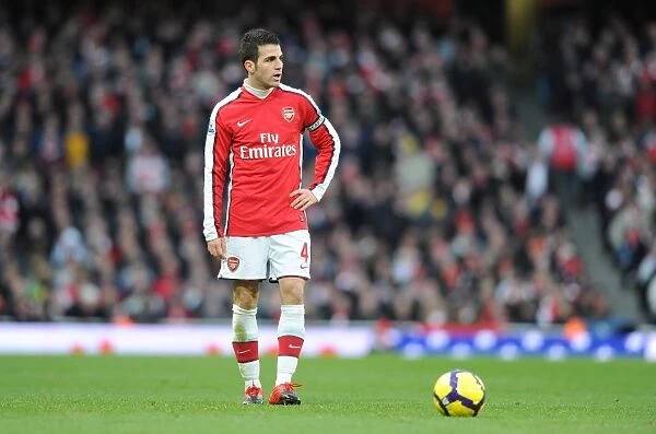 Cesc Fabregas (Arsenal). Arsenal 1:3 Manchester United, Barclays Premier League