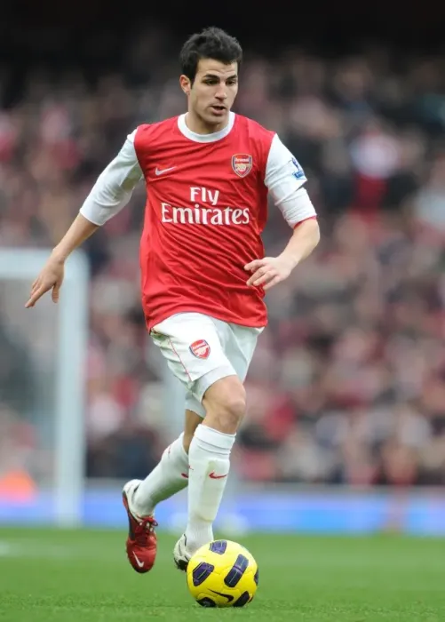Framed Print : Cesc Fabregas (Arsenal). Arsenal 3: 0 Wigan Athletic. Barclays Premier League