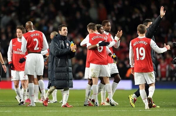 Cesc Fabregas (Arsenal) at the end of the match. Arsenal 3: 1 Chelsea. Barclays Premier League