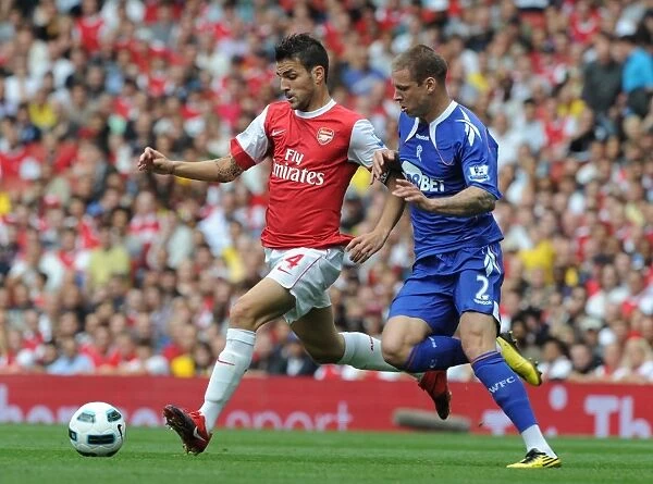 Cesc Fabregas (Arsenal) Gretar Steinsson (Bolton). Arsenal 4:1 Blackburn Rovers