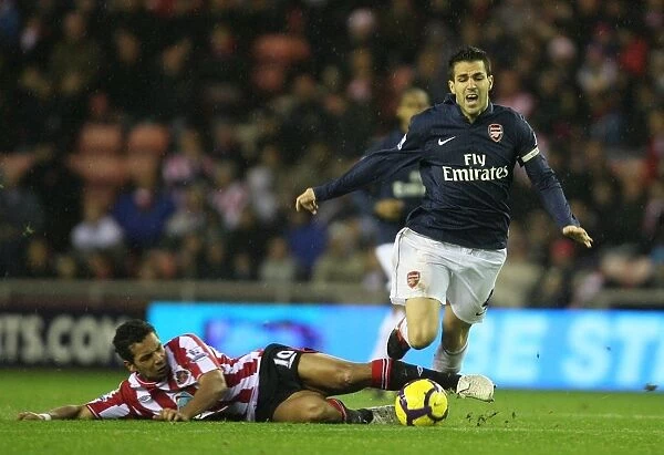 Cesc Fabregas (Arsenal) Kieran Richardson (Sunderland). Sunderland 1: 0 Arsenal