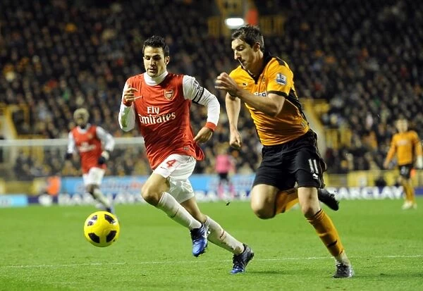 Cesc Fabregas (Arsenal) Stephen Ward (Wolves). Wolverhampton Wanderers 0: 2 Arsenal