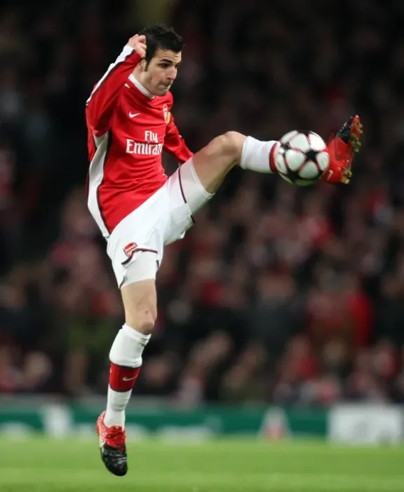Framed Print : Cesc Fabregas: Arsenal vs. Barcelona, 31 / 3 / 10 - UEFA Champions League Quarterfinal
