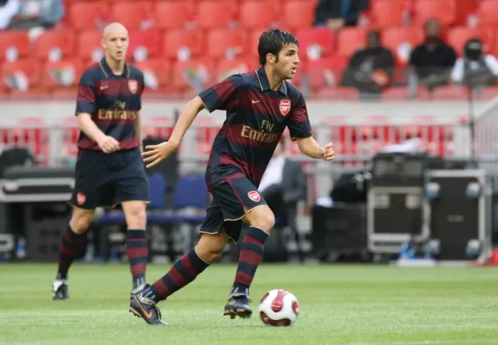 Framed Print : Cesc Fabregas: Arsenal's Victory Leader vs. Lazio, Amsterdam Tournament (2007)