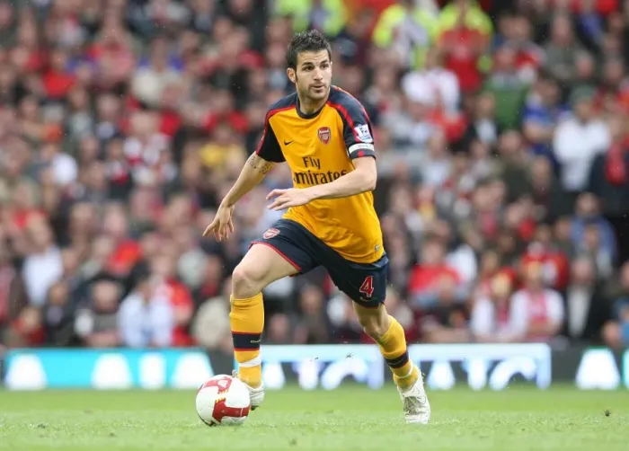 Framed Print : Cesc Fabregas: The Battle at Old Trafford, 0:0 Arsenal, Premier League, 2009 Framed Print : Cesc Fabregas: The Battle at Old Trafford, 0:0 Arsenal, Premier League, 2009