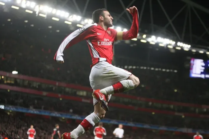 Framed Print : Cesc Fabregas Double: Arsenal's Triumph Over AZ Alkmaar in Champions League (4-1)