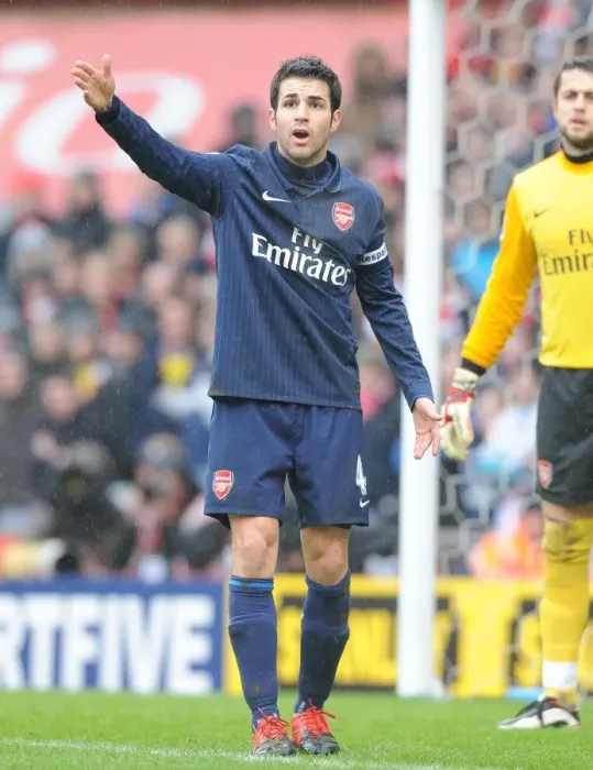 Framed Print : Cesc Fabregas FA Cup Heartbreak: Arsenal vs. Stoke City 3-1 (The Britannia Stadium, 2010)