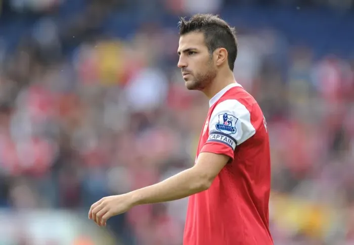 Framed Print : Cesc Fabregas Leadership: Arsenal's 2-1 Win over Blackburn Rovers, 2010-11 Premier League