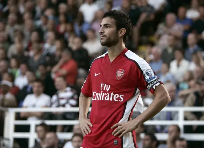 Framed Print : Cesc Fabregas: Leading Arsenal to Victory over Fulham in the Barclays Premier League Framed Print : Cesc Fabregas: Leading Arsenal to Victory over Fulham in the Barclays Premier League