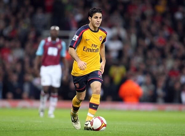 Cesc Fabregas Leads Arsenal to 2-0 Victory over West Ham United, Barclays Premier League, 2008