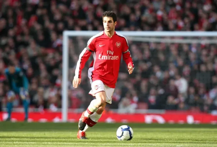 Framed Print : Cesc Fabregas Leads Arsenal to Glory: 3-1 Premier League Victory over Burnley (2010)