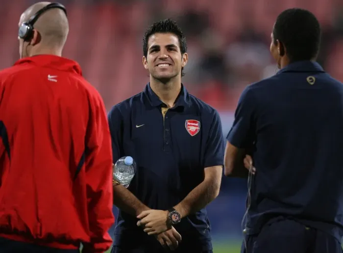 Framed Print : Cesc Fabregas Leads Arsenal to Victory: 1-0 Champions League Win over Steaua Bucharest