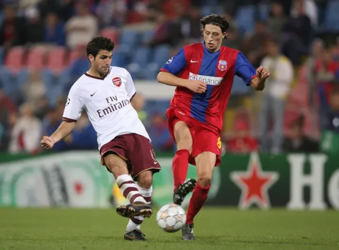Framed Print : Cesc Fabregas Leads Arsenal to Victory over Steaua Bucharest in UEFA Champions League: 0-1 Framed Print : Cesc Fabregas Leads Arsenal to Victory over Steaua Bucharest in UEFA Champions League: 0-1