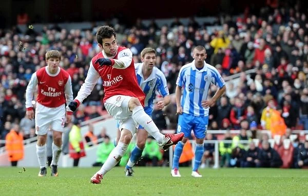 Cesc Fabregas scores Arsenals 2nd goal from the penalty spot. Arsenal 2