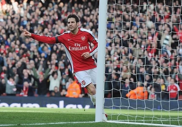 Cesc Fabregas Scores First Arsenal Goal Against Burnley in 2010