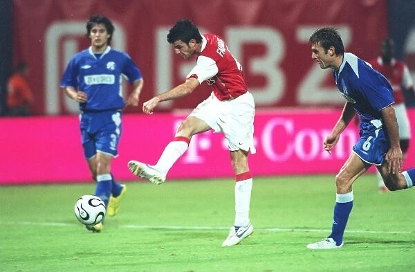 Cesc Fabregas Scores Stunner Past Zagreb's Ivan Turina - Arsenal's 3rd Goal, UEFA Champions League Qualifying, 2006