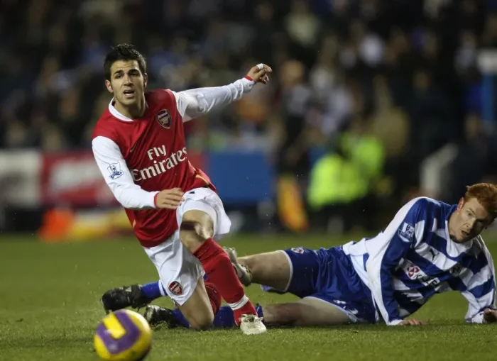 Framed Print : Cesc Fabregas Shines as Arsenal Overpowers Reading: 3-1 Barclays Premier League Triumph