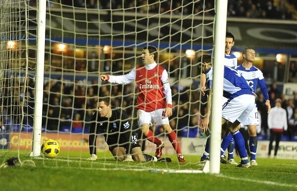 Cesc Fabregas Unintended Goal: Birmingham 0-3 Arsenal