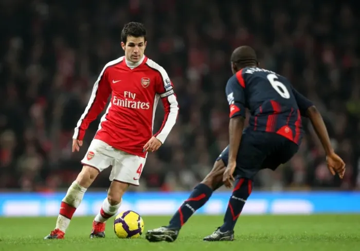 Framed Print : Cesc Fabregas vs. Fabrice Muamba: Arsenal's Victory Over Bolton Wanderers (4:2), Barclays Premier League, Emirates Stadium, 20 / 1 / 10 Framed Print : Cesc Fabregas vs. Fabrice Muamba: Arsenal's Victory Over Bolton Wanderers (4:2), Barclays Premier League, Emirates Stadium, 20 / 1 / 10