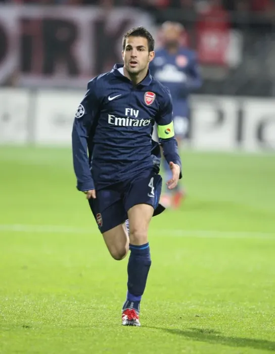 Framed Print : Cesc Fabregas's Brilliant Performance in the 1:1 UEFA Champions League Showdown against AZ Alkmaar, 2009