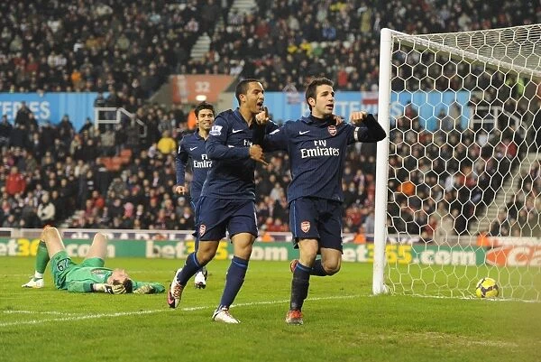 Cesc Fabregas's Brilliant Strike: Arsenal's Dominant Victory over Stoke City (27 / 2 / 2010)