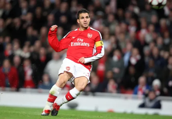 Framed Print : Cesc Fabregas's Brilliant Strike: Arsenal's 4-1 Victory Over AZ Alkmaar in Champions League Group H Framed Print : Cesc Fabregas's Brilliant Strike: Arsenal's 4-1 Victory Over AZ Alkmaar in Champions League Group H