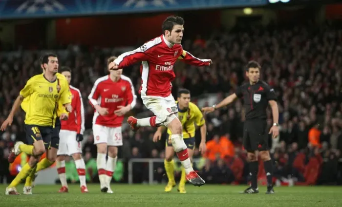Framed Print : Cesc Fabregas's Dramatic Penalty: Arsenal 2-2 Barcelona, Champions League Quarterfinal Framed Print : Cesc Fabregas's Dramatic Penalty: Arsenal 2-2 Barcelona, Champions League Quarterfinal