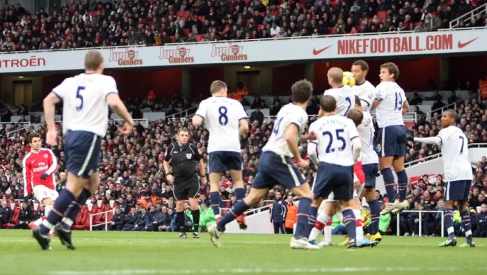 Framed Print : Cesc Fabregas's Free Kick: Arsenal's First Goal in 3:0 Victory Over Aston Villa (December 27, 2009) Framed Print : Cesc Fabregas's Free Kick: Arsenal's First Goal in 3:0 Victory Over Aston Villa (December 27, 2009)