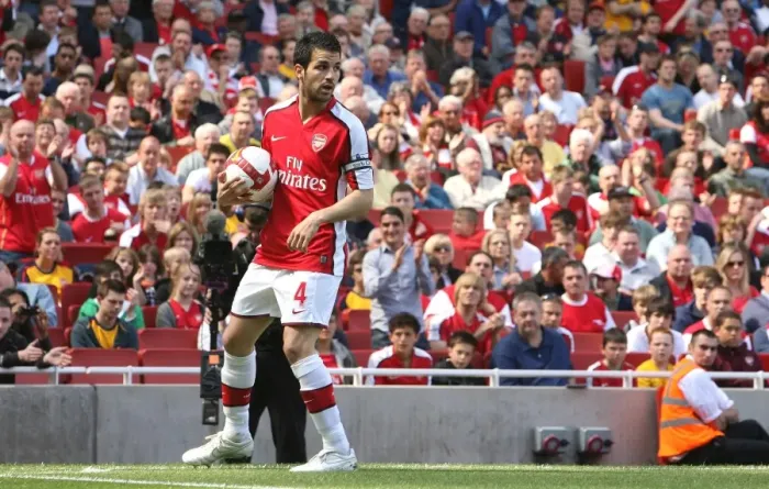 Framed Print : Cesc Fabregas's Strike: Arsenal's 2-0 Victory over Middlesbrough in the Barclays Premier League, April 26, 2009 Framed Print : Cesc Fabregas's Strike: Arsenal's 2-0 Victory over Middlesbrough in the Barclays Premier League, April 26, 2009