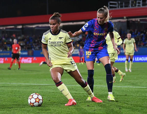 Challenge in the Champions League: Barcelona vs. Arsenal Women (October 2021)
