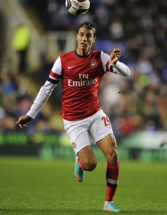 Framed Print : Chamakh Leads Arsenal Past Reading in Capital One Cup