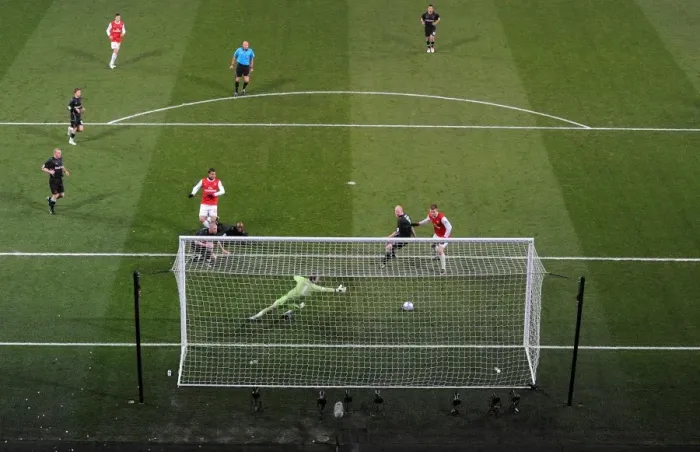 Framed Print : Chamakh Stuns Orient: First Goal in Arsenal's 5-0 FA Cup Victory Framed Print : Chamakh Stuns Orient: First Goal in Arsenal's 5-0 FA Cup Victory