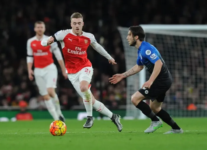 Framed Print : Chambers vs Arter: Intense Battle in Arsenal vs Bournemouth Premier League Clash Framed Print : Chambers vs Arter: Intense Battle in Arsenal vs Bournemouth Premier League Clash