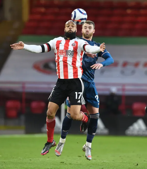Framed Print : Chambers vs McGoldrick: A Battle at Empty Bramall Lane - Sheffield United vs Arsenal, Premier League 2021 Framed Print : Chambers vs McGoldrick: A Battle at Empty Bramall Lane - Sheffield United vs Arsenal, Premier League 2021