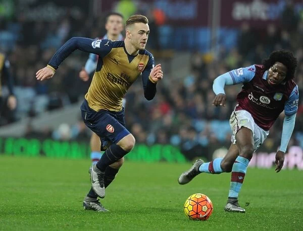 Chambers vs Sanchez: A Premier League Showdown at Villa Park - Arsenal vs Aston Villa (2015-16)