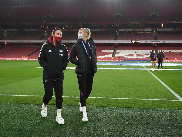 Champions Clash: Arsenal WFC vs. FC Barcelona - A Battle in the UEFA Women's Champions League at Emirates Stadium