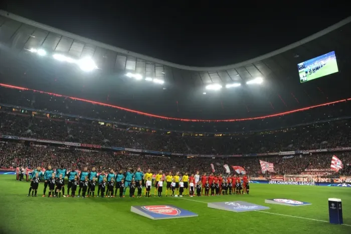 Framed Print : Champions Clash: Bayern Munich vs. Arsenal - UEFA Champions League, 2015 Framed Print : Champions Clash: Bayern Munich vs. Arsenal - UEFA Champions League, 2015