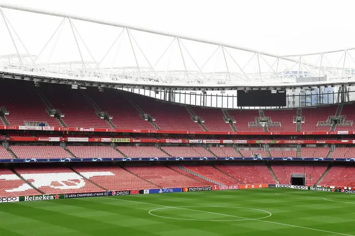 Framed Print : Champions League Clash: Arsenal FC vs PSV Eindhoven at Emirates Stadium, 2023 / 24