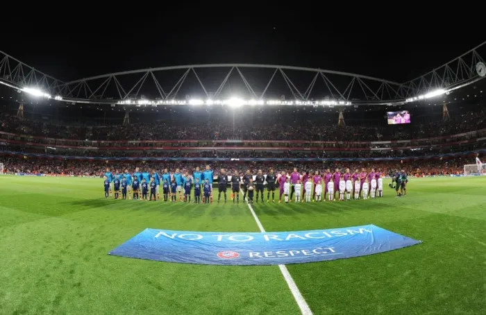 Framed Print : Champions League Showdown: Arsenal FC vs Galatasaray - Battle at Emirates Stadium