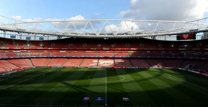 Framed Print : Champions League Showdown: Arsenal vs. Barcelona at Emirates Stadium