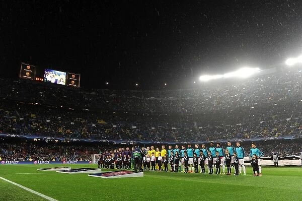 Champions League Showdown: Arsenal vs. Barcelona - The Battle at Camp Nou (2016)