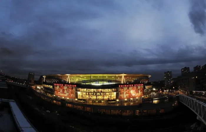 Framed Print : Champions League Showdown: Arsenal vs AS Monaco at Emirates Stadium