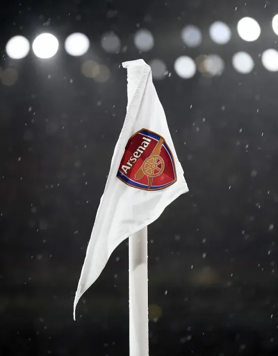 Framed Print : Champions League Showdown at Emirates: Arsenal vs PSV Eindhoven - Corner Flag Image (2023 / 24)
