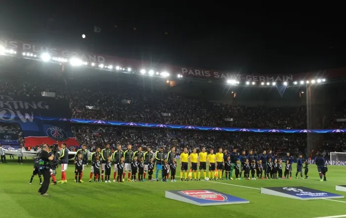 Framed Print : Champions League Showdown: Paris Saint-Germain vs. Arsenal, September 2016 - The Clash at Parc des Princes Framed Print : Champions League Showdown: Paris Saint-Germain vs. Arsenal, September 2016 - The Clash at Parc des Princes