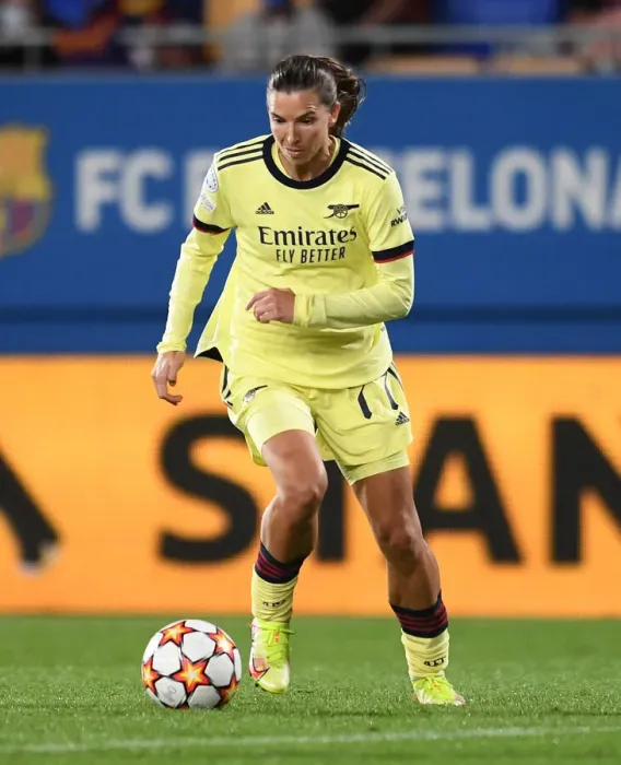Framed Print : Champions League Showdown: Tobin Heath and Arsenal vs. FC Barcelona