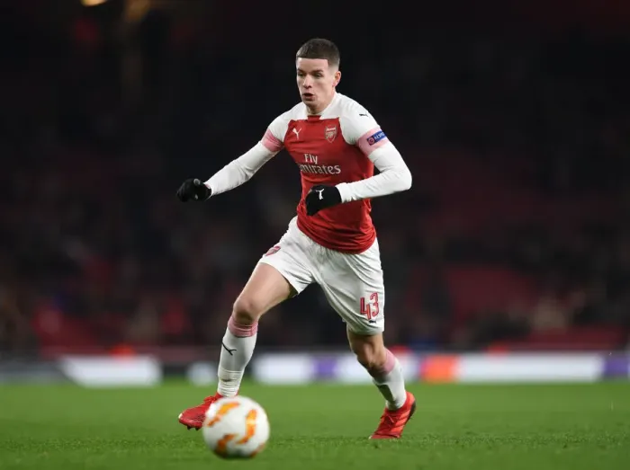 Framed Print : Charlie Gilmour: Arsenal's Rising Star in Europa League Action Framed Print : Charlie Gilmour: Arsenal's Rising Star in Europa League Action