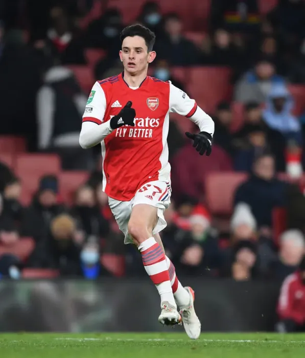 Framed Print : Charlie Patino Shines: Arsenal Reach Carabao Cup Quarter-Finals