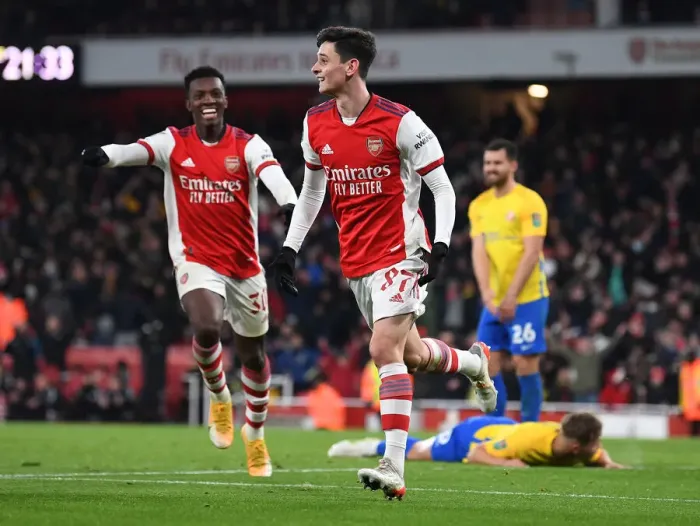 Framed Print : Charlie Patino's Five-Goal Blitz: Arsenal Reaches Carabao Cup Semis Framed Print : Charlie Patino's Five-Goal Blitz: Arsenal Reaches Carabao Cup Semis
