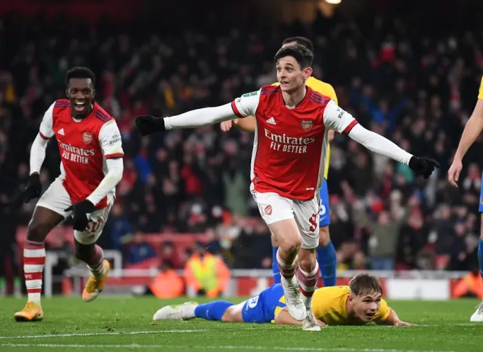 Framed Print : Charlie Patino's Five-Goal Sensation: Arsenal Reaches Carabao Cup Semis Framed Print : Charlie Patino's Five-Goal Sensation: Arsenal Reaches Carabao Cup Semis